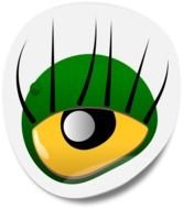 eyes with eyelashes