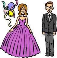 School Prom Clip Art