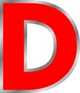 Letter D Clip Art N4