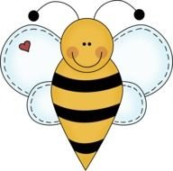 clipart of the cute bee