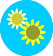 Sunflower Clip Art N13