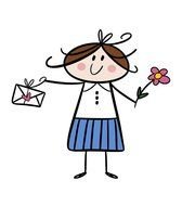 Cute Little Cartoon Girl N2
