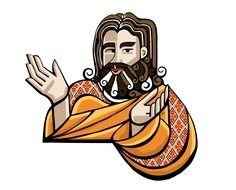 picture of Jesus with open hands