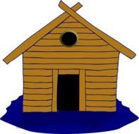 Log Cabin Clip Art N3