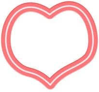 Transparent Heart drawing