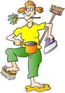House Cleaning Clip Art N21