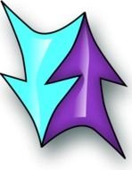 Double Arrow Clip Art N4