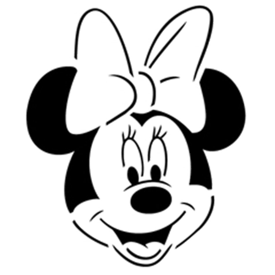 Minnie Mouse Stencil
