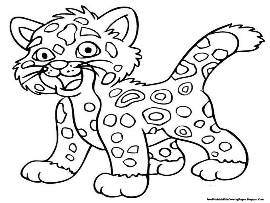 Baby Jaguar Coloring Pages