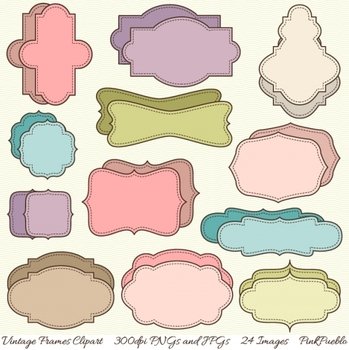 Vintage Frame Clip Art N3