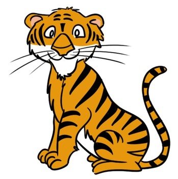 Tiger Cartoon Clip Art N4