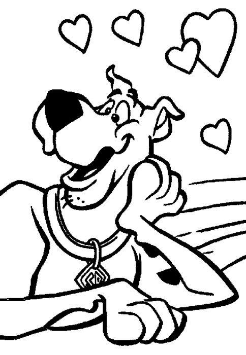 Scooby Doo Coloring Pages drawing