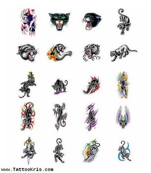 Panther Tattoos For Women