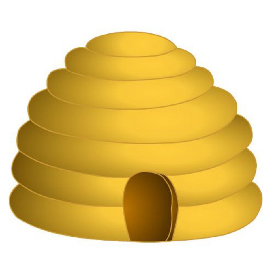 bee skep clipart