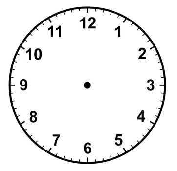 Analog Clock Face