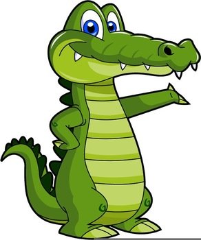 Alligator Clip Art N8