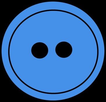 Blue Button Clip Art