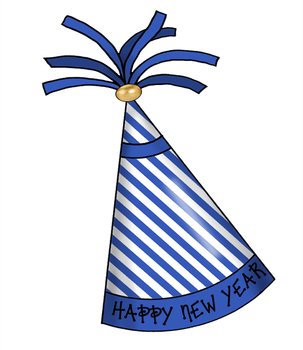 New Year Party Hat Clip Art