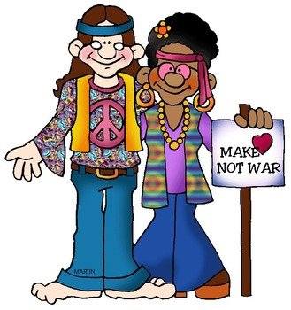 Hippies 1960s Clip Art free image download