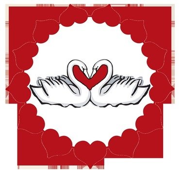 Heart Wreath Clip Art