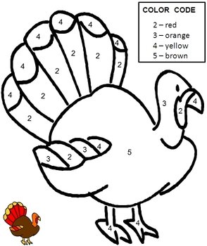 Valentine Color By Number Math Worksheets