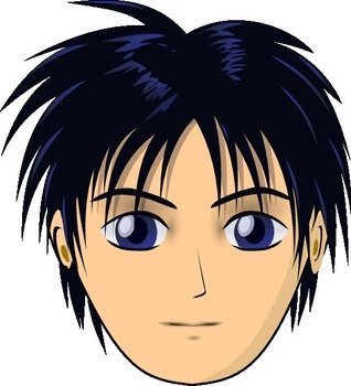Boy Head Clip Art N3