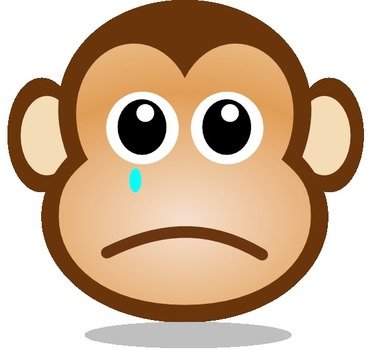 Cartoon Sad Face Clip Art N3