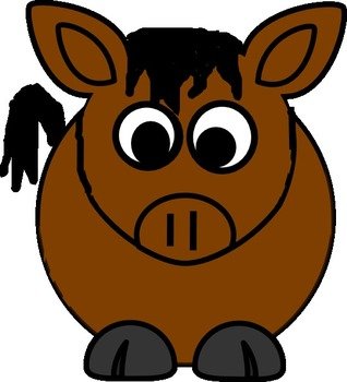 Funny Horse Clip Art N3