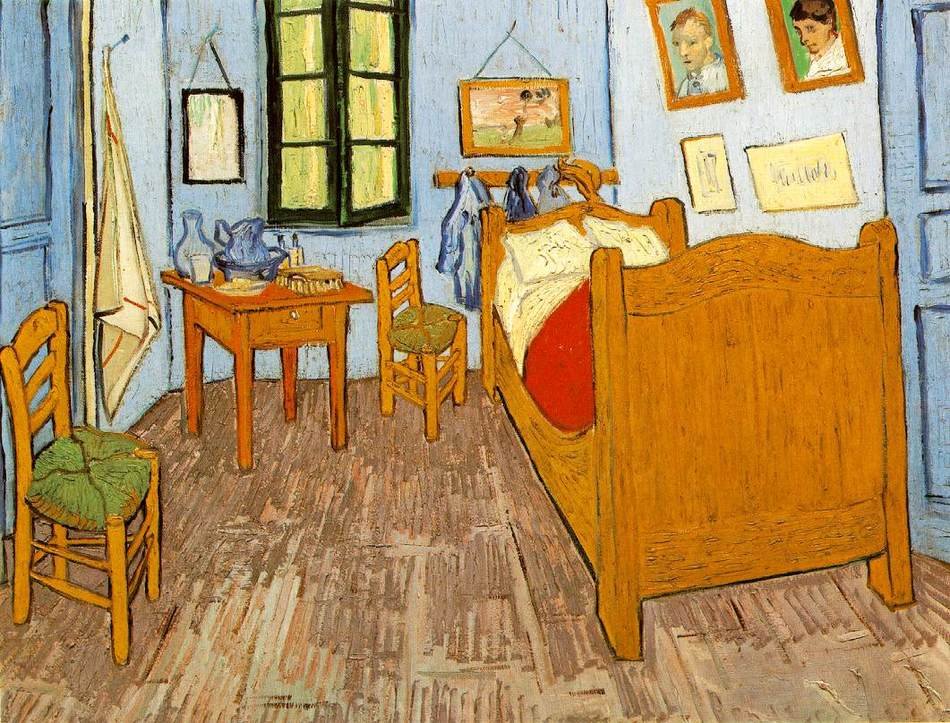 İllustration of Vincent Van Gogh Room