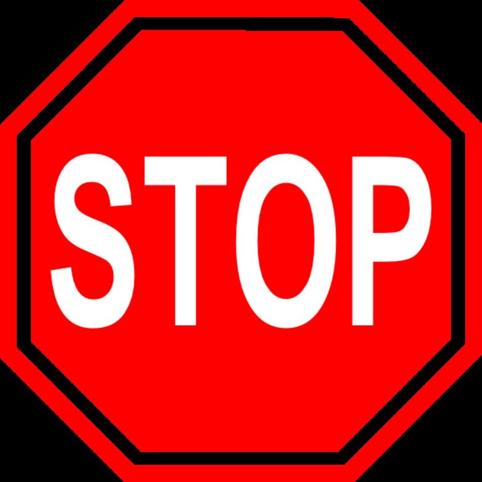 Clip Art Traffic Signs N12