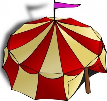 Circus Tent Clip Art N17