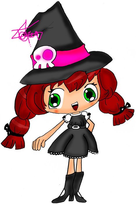 İllustration of Cute Witch
