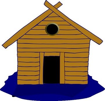 Log Cabin Clip Art N3