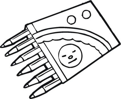 Pencil Coloring Page