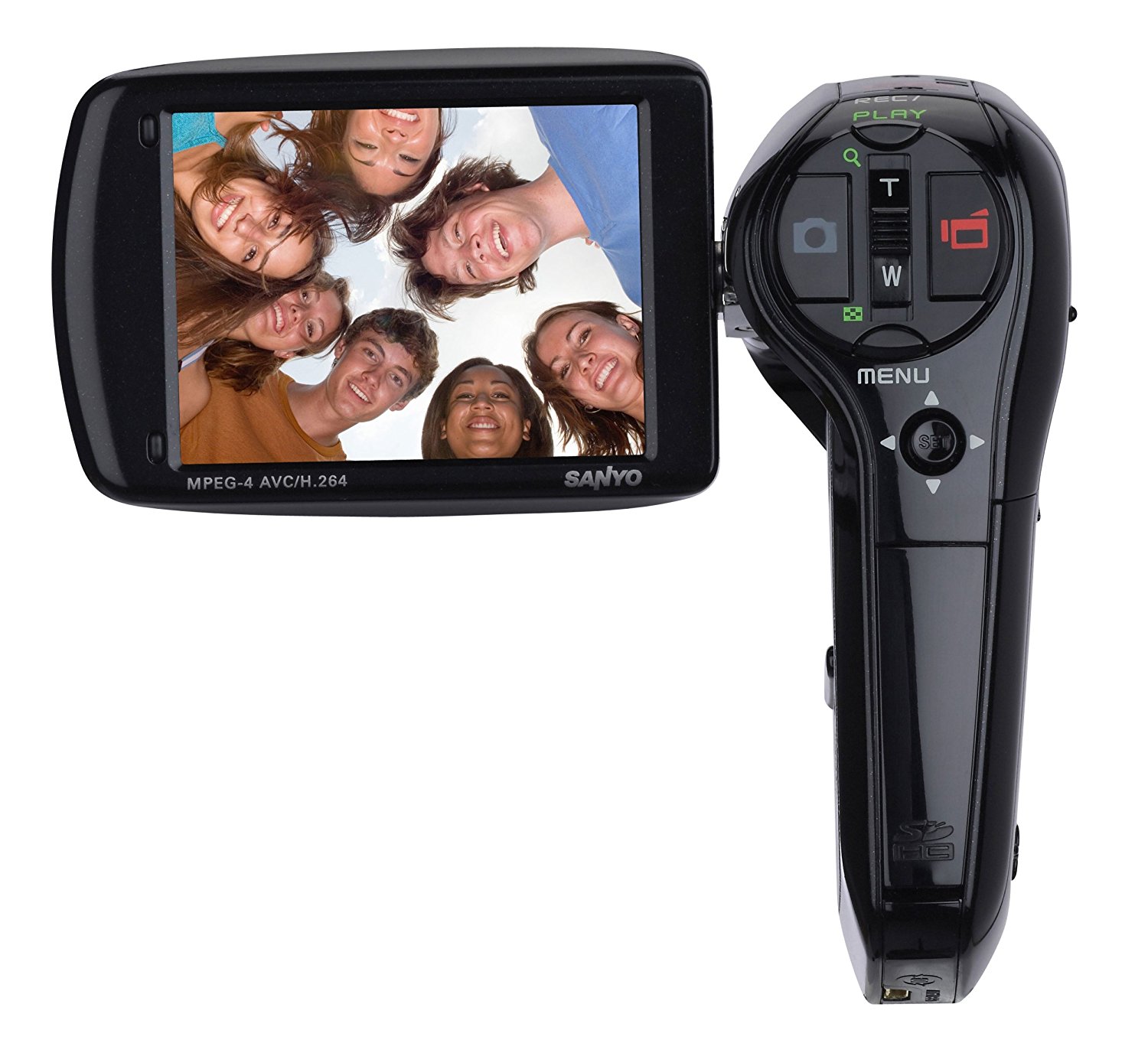 Sanyo Xacti VPC-CG9 9MP Flash Memory Camcorder with 5x Optical Zoom ...