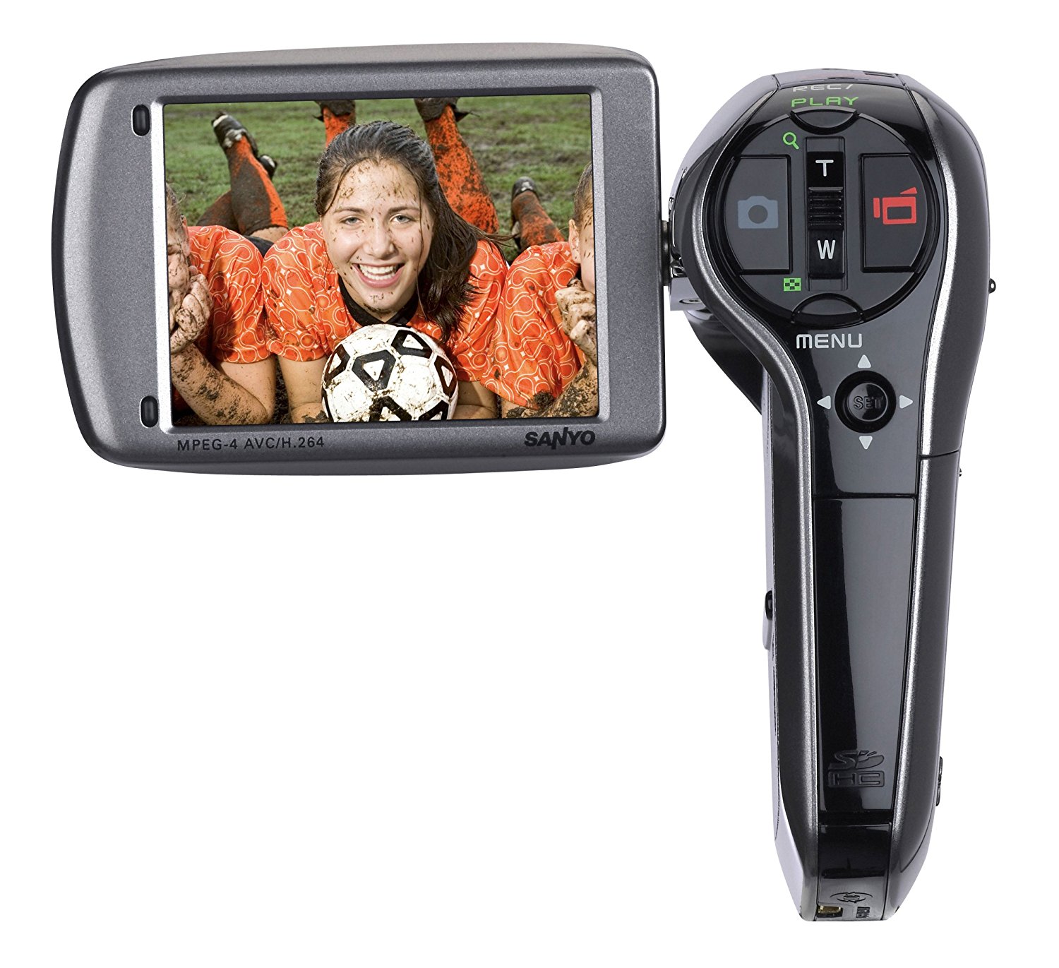 Sanyo Xacti VPC-CG9 9MP Flash Memory Camcorder with 5x Optical Zoom ...