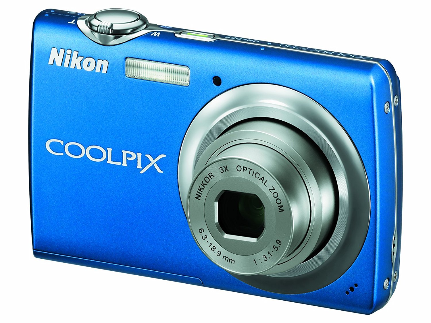 Nikon Coolpix S220 10mp Digital Camera With 3x Optical Zoom And 25