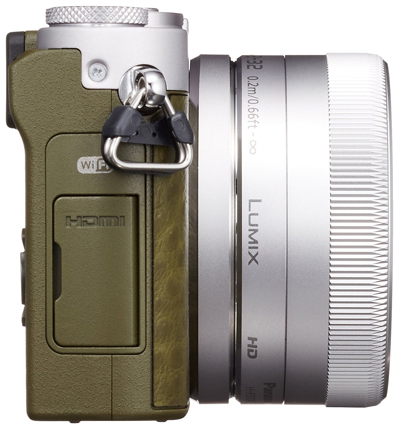 Panasonic LUMIX DMCGM5 DSLM Mirrorless Camera with Eye Viewfinder, 12