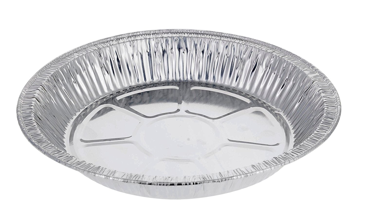 Dobi Pie Pans - Disposable Aluminum Foil Pie Plates, Standard Size - 9 