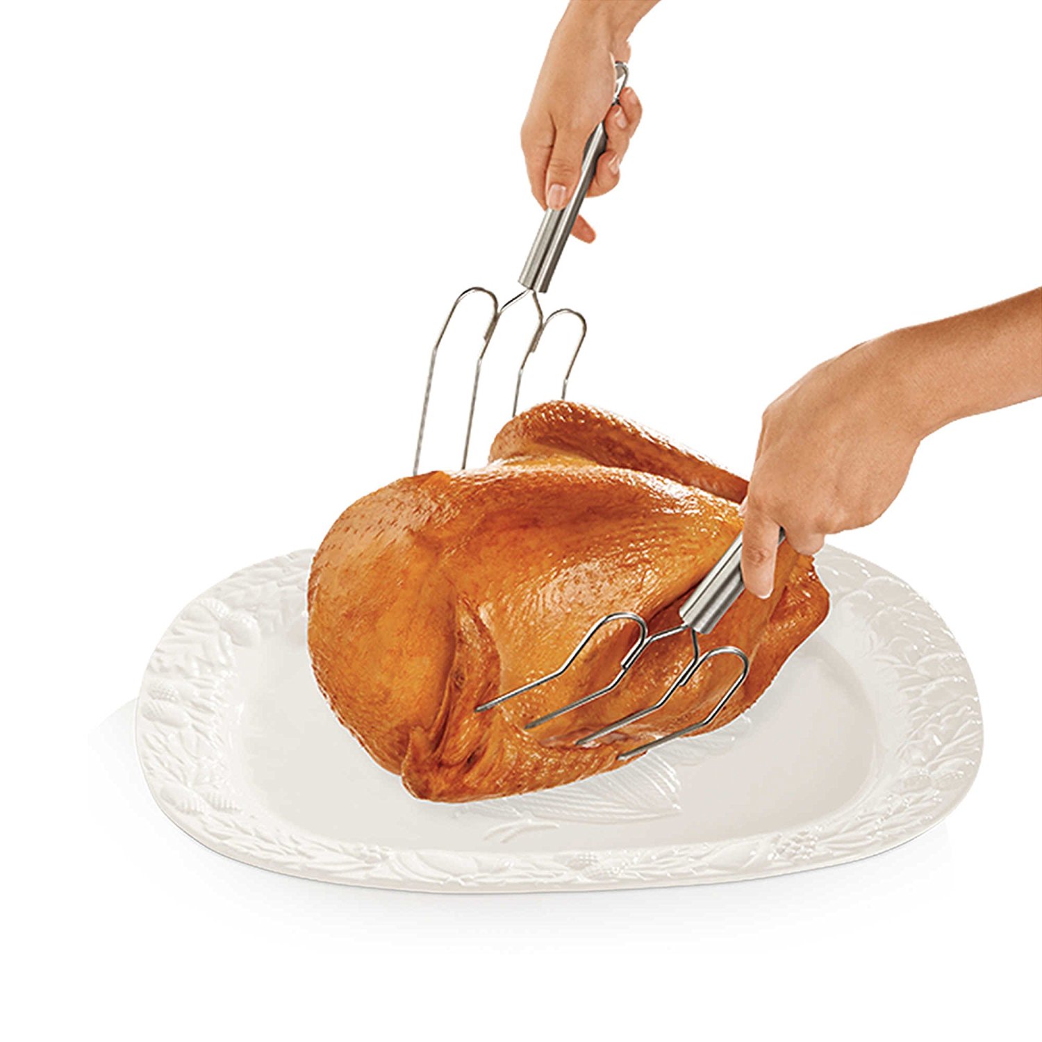 Calphalon Contemporary 16Inch Stainless Steel Roasting Pan with Rack