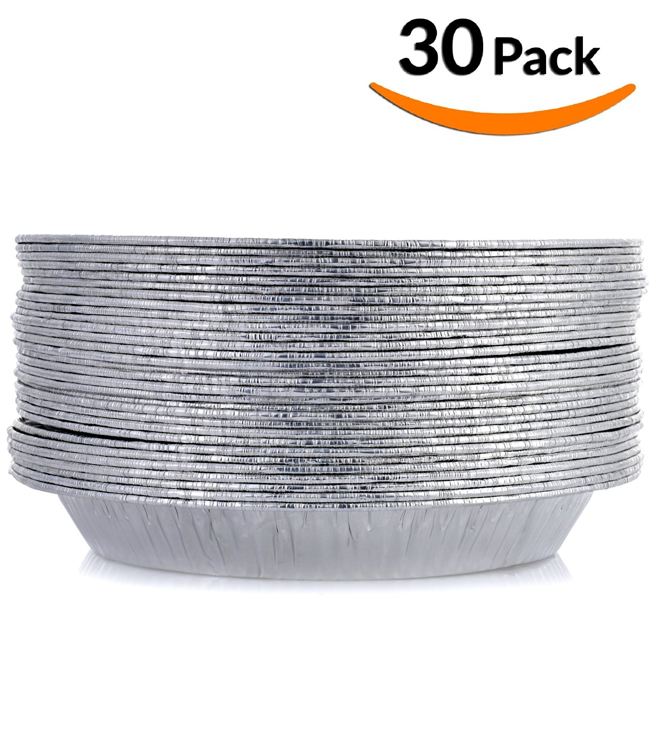 DOBI Pie Pans - Disposable Aluminum Foil Pie Plates, Standard Size - 9 ...