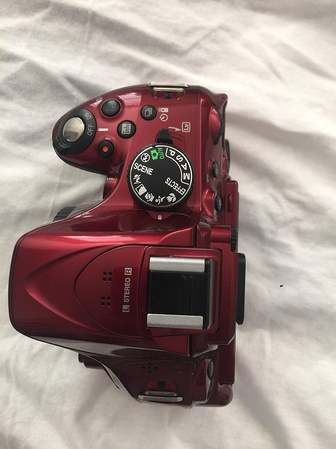 Nikon D5200 24.1 MP CMOS Digital SLR Camera Body Only (Red