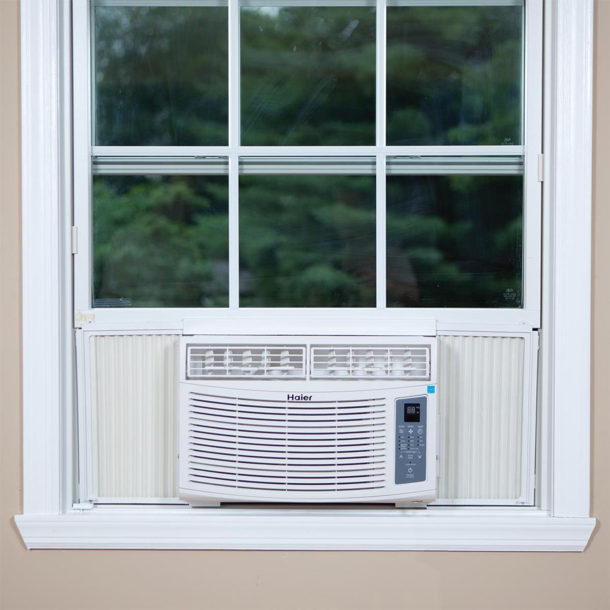 Haier ESA408N 8,000 BTU 115V Window-Mounted Air Conditioner and ...