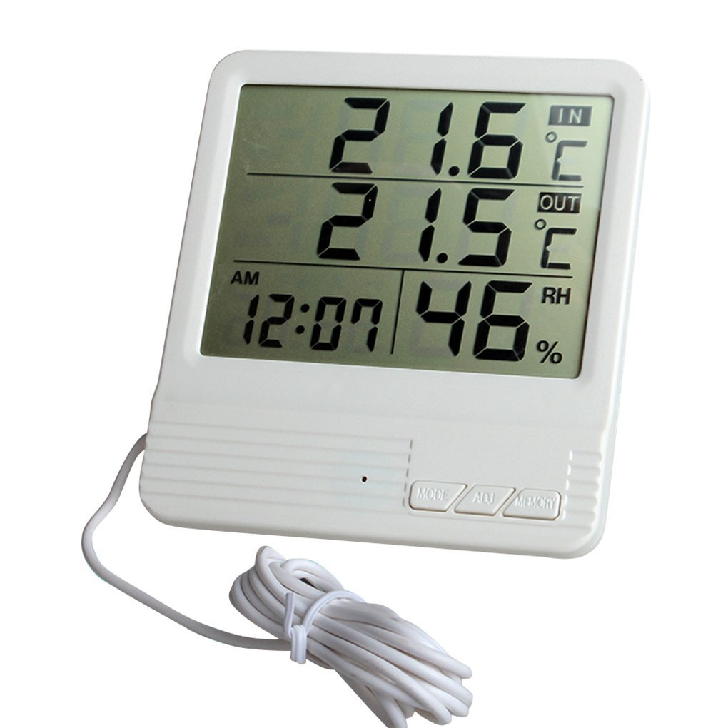 Humidity Monitor with Probe,Baby Room Digital Indoor Outdoor ...