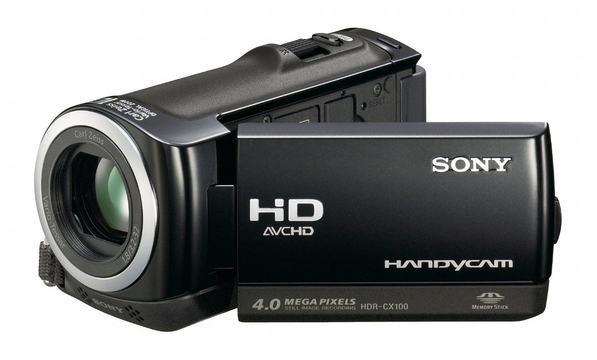 Sony HDRCX100 AVCHD HD Camcorder with Smile Shutter & 10x Optical Zoom