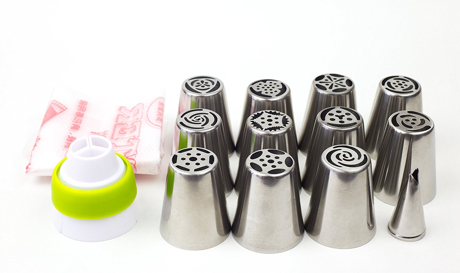 Russian Piping Tips Set Reusable Cake Decorating Icing Supplies 10