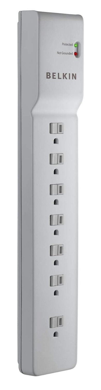 Belkin 8-Outlet Commercial Power Strip Surge Protector With 8-Foot ...