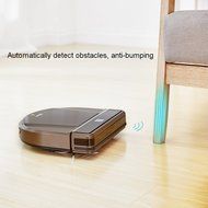 Dibea D900 Rover Robotic Vacuum Cleaner with Wet &amp; Dry Mop for Pet Hair Self Charging, Titanium Brown N2