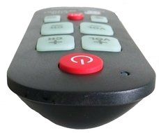 Gmatrix A-TV10 Large Button Universal Waterproof Remote Control Vizio LG Sharp N2