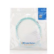 Cable Matters 10Gb 40Gb Multimode OM3 Duplex 50/125 OFNP Fiber Patch Cable LC to LC - 10m N41